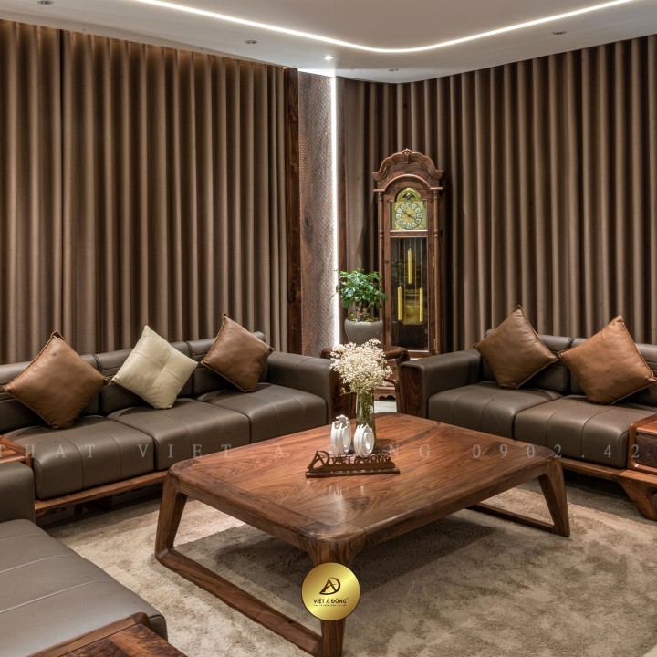 Sofa gỗ óc chó VLOTUS SF-38